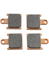 Plaquettes de frein EBC BRAKES EPFA417/4HH métal fritté