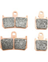 Plaquettes de frein EBC BRAKES EPFA442/4HH métal fritté