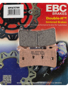 Plaquettes de frein EBC BRAKES EPFA757HH métal fritté