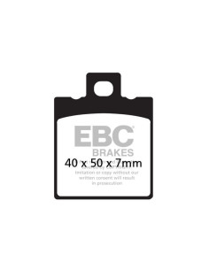 Plaquettes de frein EBC BRAKES FA047V semi métal fritté