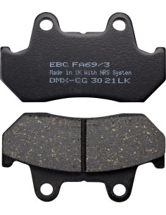 Plaquettes de frein EBC BRAKES FA069/3 organique