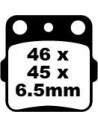 Plaquettes de frein EBC BRAKES FA084/3TT métal fritté