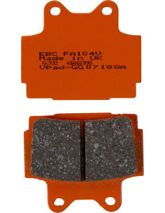 Plaquettes de frein EBC BRAKES FA104 organique