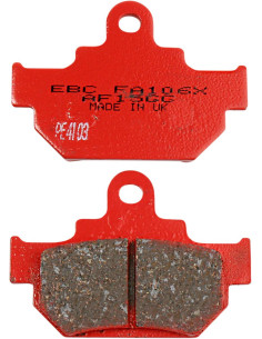 Plaquettes de frein EBC BRAKES FA106TT métal fritté