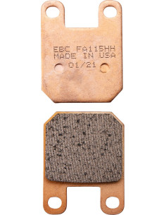 Plaquettes de frein EBC BRAKES FA115HH métal fritté
