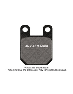 Plaquettes de frein EBC BRAKES FA115TT métal fritté