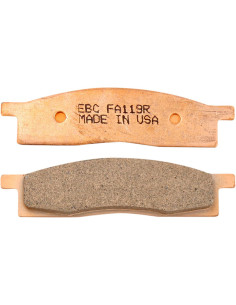 Plaquettes de frein EBC BRAKES FA119R métal fritté