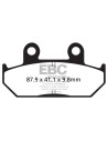 Plaquettes de frein EBC BRAKES FA124/2V semi métal fritté