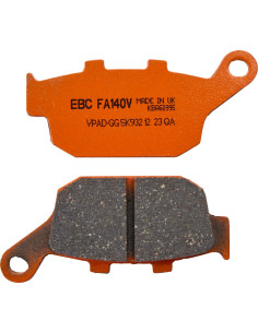 Plaquettes de frein EBC BRAKES FA140V semi métal fritté