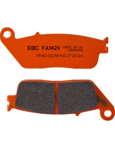 Plaquettes de frein EBC BRAKES FA142V semi métal fritté