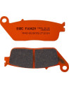 Plaquettes de frein EBC BRAKES FA142V semi métal fritté
