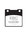 Plaquettes de frein EBC BRAKES FA161V semi métal fritté