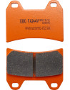 Plaquettes de frein EBC BRAKES FA244V semi métal fritté