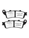 Plaquettes de frein EBC BRAKES FA261V semi métal fritté