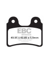 Plaquettes de frein EBC BRAKES FA303TT métal fritté