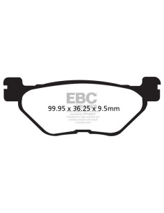 Plaquettes de frein EBC BRAKES FA319/2V semi métal fritté