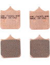 Plaquettes de frein EBC BRAKES FA322/4HH métal fritté