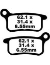 Plaquettes de frein EBC BRAKES FA357TT métal fritté