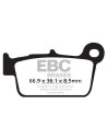 Plaquettes de frein EBC BRAKES FA367/2R métal fritté