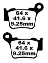 Plaquettes de frein EBC BRAKES FA368TT métal fritté