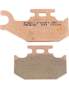 Plaquettes de frein EBC BRAKES FA413R métal fritté