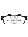 Plaquettes de frein EBC BRAKES FA427TT métal fritté
