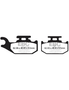 Plaquettes de frein EBC BRAKES FA428TT métal fritté