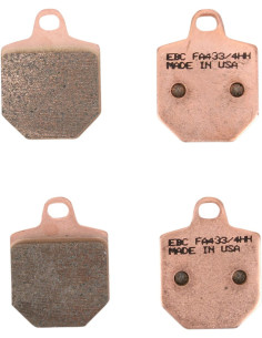 Plaquettes de frein EBC BRAKES FA433/4HH métal fritté