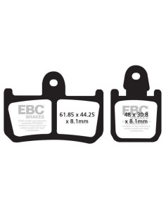 Plaquettes de frein EBC BRAKES FA442/4 organique