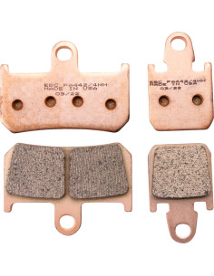 Plaquettes de frein EBC BRAKES FA442/4HH métal fritté