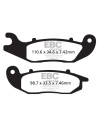 Plaquettes de frein EBC BRAKES FA465TT métal fritté
