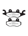 Plaquettes de frein EBC BRAKES FA484TT métal fritté