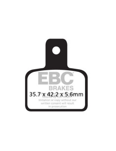 Plaquettes de frein EBC BRAKES FA495 organique