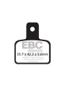 Plaquettes de frein EBC BRAKES FA495 organique