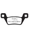 Plaquettes de frein EBC BRAKES FA600R métal fritté