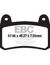 Plaquettes de frein EBC BRAKES FA658HH métal fritté