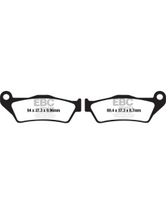 Plaquettes de frein EBC BRAKES FA671HH métal fritté