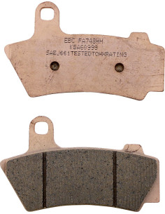 Plaquettes de frein EBC BRAKES FA748HH métal fritté