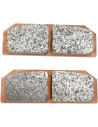 Plaquettes de frein EBC BRAKES GPFAX611HH métal fritté