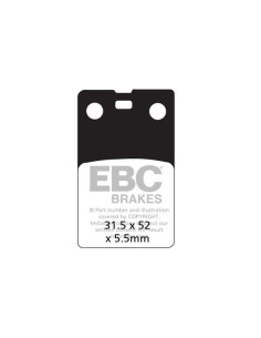 Plaquettes de frein EBC BRAKES SFA099 organique