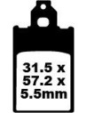 Plaquettes de frein EBC BRAKES SFA116 organique