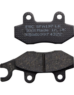 Plaquettes de frein EBC BRAKES SFA197 organique
