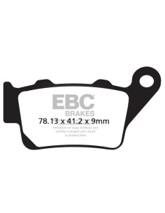 Plaquettes de frein EBC BRAKES SFA213 organique