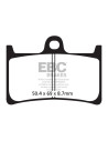 Plaquettes de frein EBC BRAKES SFA252 organique