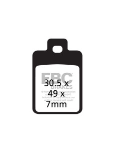 Plaquettes de frein EBC BRAKES SFA255 organique