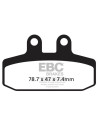 Plaquettes de frein EBC BRAKES SFA256HH métal fritté