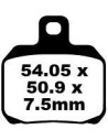 Plaquettes de frein EBC BRAKES SFA266 organique