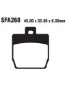 Plaquettes de frein EBC BRAKES SFA268 organique