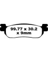 Plaquettes de frein EBC BRAKES SFA275 organique