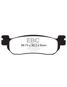 Plaquettes de frein EBC BRAKES SFA275HH métal fritté